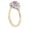 18ct Yellow Gold 0.50ct Diamond And Ruby Cluster Ring