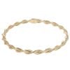 9ct Yellow Gold Patterned Twist Bangle