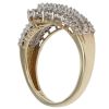 9ct Yellow Gold 0.60ct Baguette And Brilliant Cut Diamond Fancy Ring