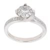 18ct White Gold 0.65ct Brilliant Cut Diamond Cluster Ring
