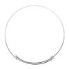 Silver Childrens Plain Expanding Bangle
