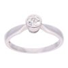9ct White Gold 0.25ct Old Cut Diamond Ring