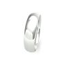 18ct White Gold 5mm Traditional Court Wedding Band