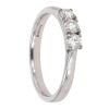 18ct White Gold 0.35ct Diamond Trilogy Ring