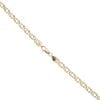 9ct Yellow and White Gold Double Curb Chain 18"