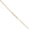 9ct Yellow Gold Square Link Curb Chain 18"