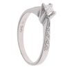 18ct White Gold 0.25ct Princess Cut Diamond Solitaire Ring