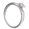 9ct White Gold 0.10ct Brilliant Cut Diamond Cluster Ring