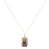 Children's 14ct Yellow Gold Jesus Pendant And Chain 18"