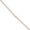 14ct Rose Gold Double Curb Chain 20"