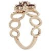 9ct Yellow Gold Garnet Cluster Ring