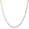 18ct Yellow And White Gold Fancy Chain 20"