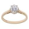 9ct Yellow Gold Cubic Zirconia Single Stone Ring