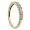 9ct Yellow Gold 0.20ct Brilliant Cut Diamond Half Eternity Ring