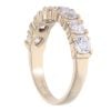 9ct Yellow Gold Cubic Zirconia Half Eternity Ring