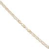 9ct Yellow Gold Swirl Link Chain 18"