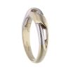 14ct Yellow and White Gold Cubic Zirconia Ring