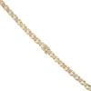 9ct Yellow White and Rose Gold Fancy Chain 16"