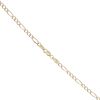 14ct Yellow And White Gold Figaro Chain 20"