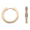 9ct Yellow Gold 0.30ct Brilliant Cut Diamond Hoop Earrings