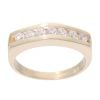9ct Yellow Gold Cubic Zirconia Eternity Ring