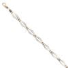 9ct Yellow Gold Wave Bracelet 7.5"