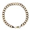9ct Yellow Gold Curb Bracelet 8"
