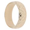 9ct Yellow Gold Wedding Patterned Band 6.5mm