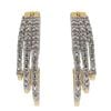 9ct Yellow Gold 0.50ct Brilliant Cut Diamond Triple Hoop Earrings