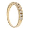 18ct Yellow Gold 0.30ct Brilliant Cut Diamond Half Eternity Ring