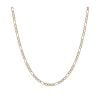 14ct Yellow Gold Figaro Anchor Chain 20"