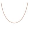 14ct Rose Gold Double Curb Chain 20"