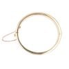 9ct Yellow Gold Leaf Patterned Hinged Bangle
