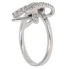18ct White Gold Fancy Cubic Zirconia Ring