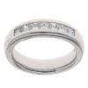 18ct White Gold 0.60ct Princess Cut Diamond Half Eternity Ring