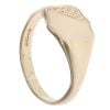 9ct Yellow Gold Shield Signet Ring