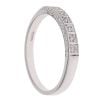 9ct White Gold 0.15ct Diamond Half Eternity Ring