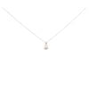 9ct Rose Gold 0.50ct Pear Cut Diamond Pendant And Chain 18"