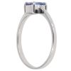 14ct White Gold Tanzanite Solitaire Ring