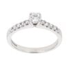 18ct White Gold 0.52ct Diamond Solitaire Ring