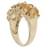 9ct Yellow Gold Citrine Fancy Cluster Ring