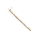 9ct Yellow Gold 1.00ct Brilliant Cut Diamond Bracelet 7"