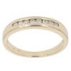 9ct Yellow Gold 0.15ct Diamond Half Eternity Ring