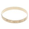 9ct Yellow Gold Patterned Bangle