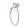 18ct White Gold 0.20ct Princess Cut Diamond Cluster Ring
