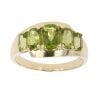 9ct Yellow Gold Five Stone Peridot Ring