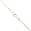 9ct Yellow Gold 0.01ct Diamond and Garnet Pendant and Chain 18"