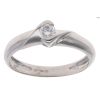18ct White Gold 0.15ct Diamond Solitaire Ring