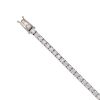 18ct White Gold 3.03ct Diamond Tennis Bracelet 7"