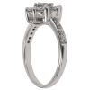 18ct White Gold 1.00ct Brilliant Cut Diamond Cluster Ring